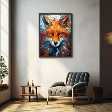 Whimsical Fox Painting